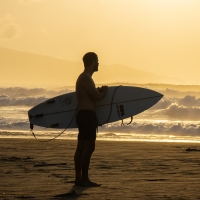 Surfer, Praia do Monte Verde