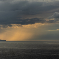 Sunset and Rain