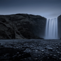 Skogafoss at Nightfall