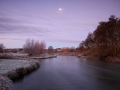 River Test by Moonlight, Longstock