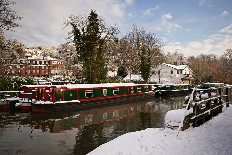 Canal Boat, River Wey, Guildford