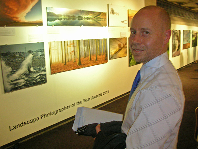 Craig Denford at the National Theatre Landscape Photographer of the Year 2012 Exhibition